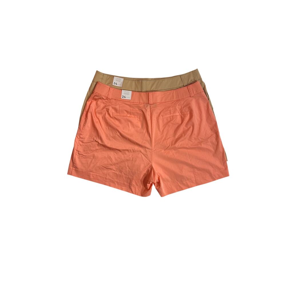 Shorts Lot Lane Bryant Chino Collection Size 24 Tan Peach